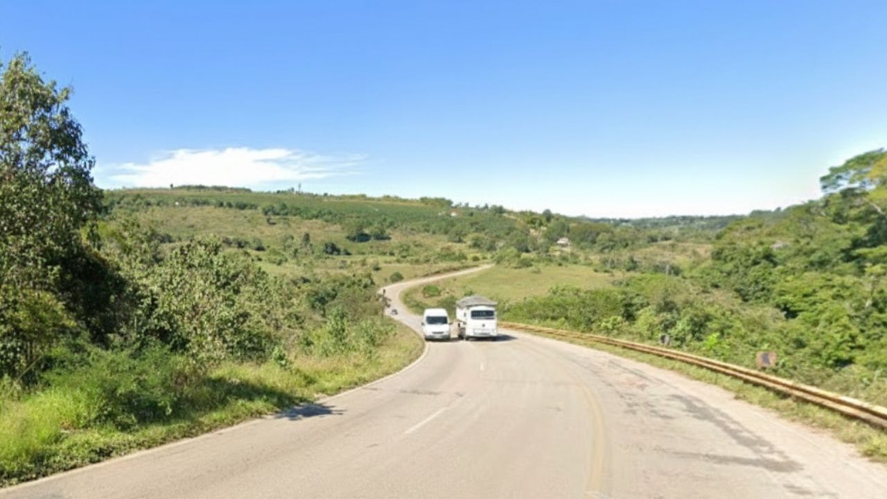 Trecho da rodovia Barra do Choça a Barra Nova